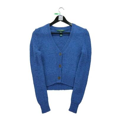 Seconda Mano - Cardigan blu da donna - Stato molto buono