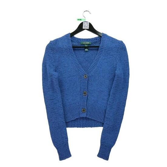 Seconda Mano - Cardigan blu da donna - Stato molto buono