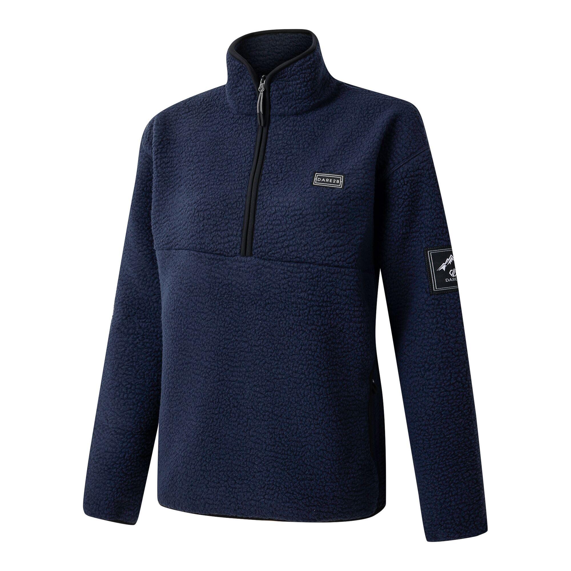 Haut Polaire À Col Montant Zippé SLIDE OUT Femme (Bleu Marine) 3/5