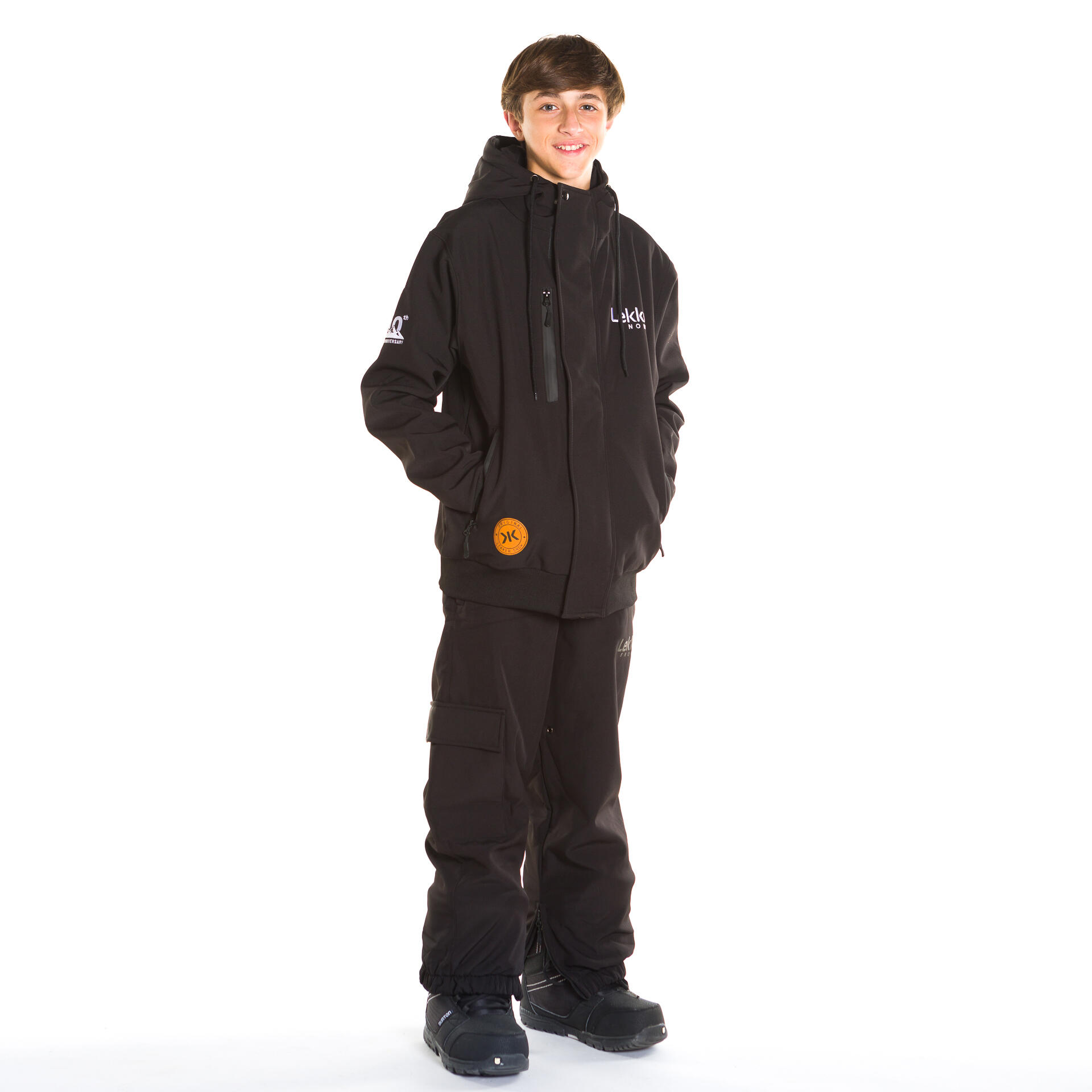 Veste de ski snow Kids Black Peak 10K Black 3/3