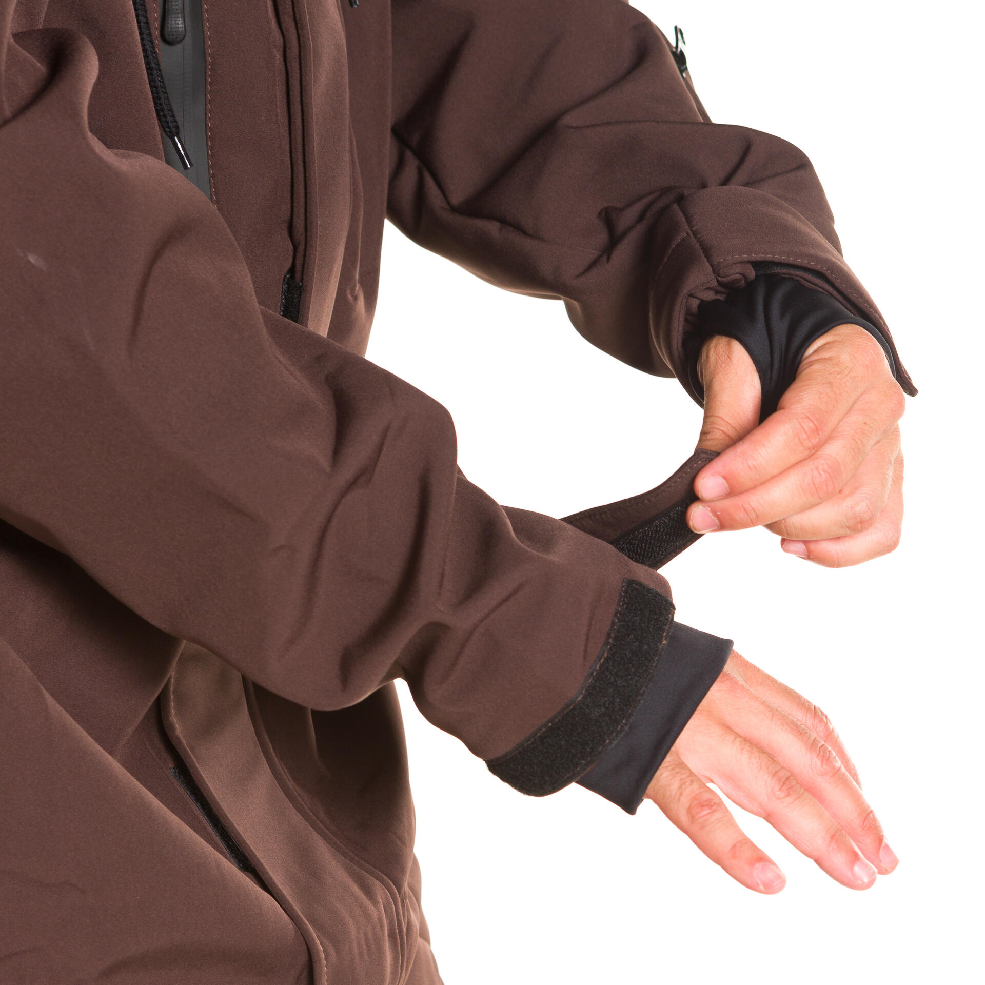 Veste de ski snow unisexe Grizzly 10K chocolate 4/4