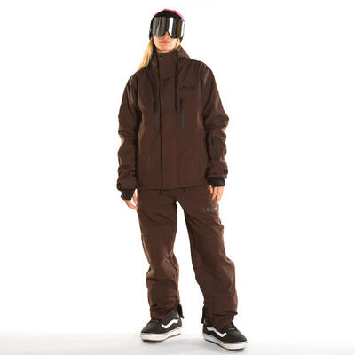 Giacca da sci snow unisex Grizzly 10K chocolate