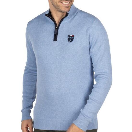 Pull camionneur french ecusson homme