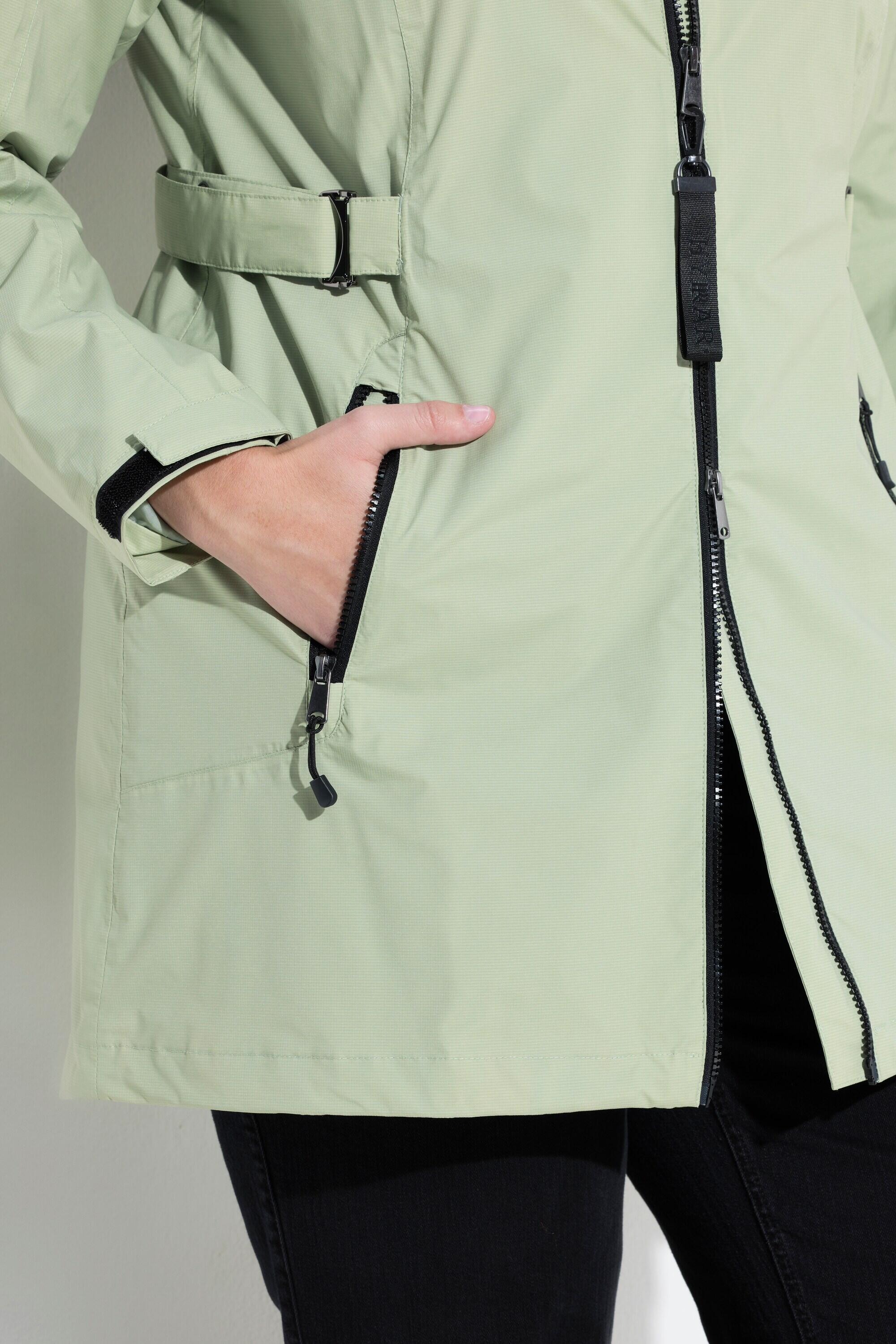 Femme Veste technique HYPRAR à capuche tissu imperméable coupe évasée 4/7