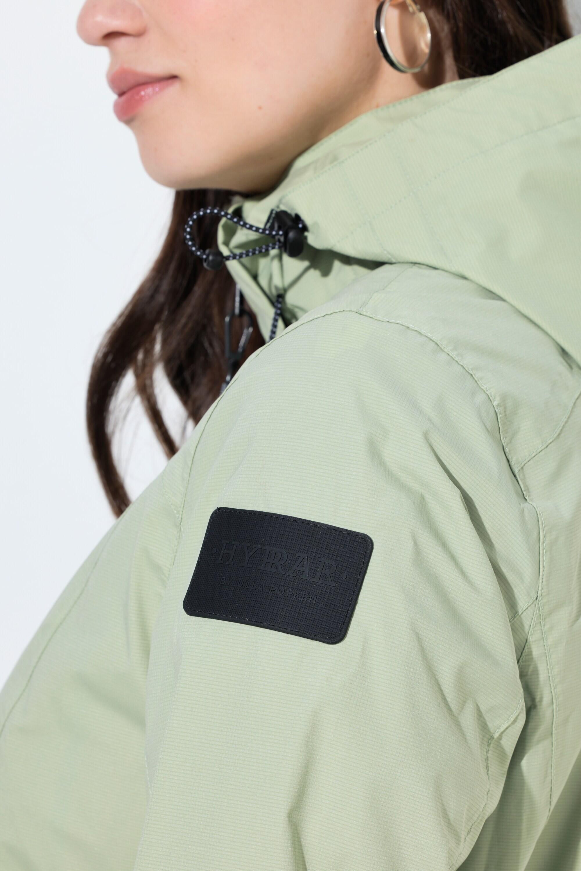 Femme Veste technique HYPRAR à capuche tissu imperméable coupe évasée 6/7