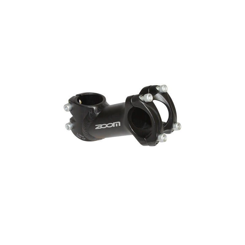 Black road-MTB stem P2R Zoom Releve 25°