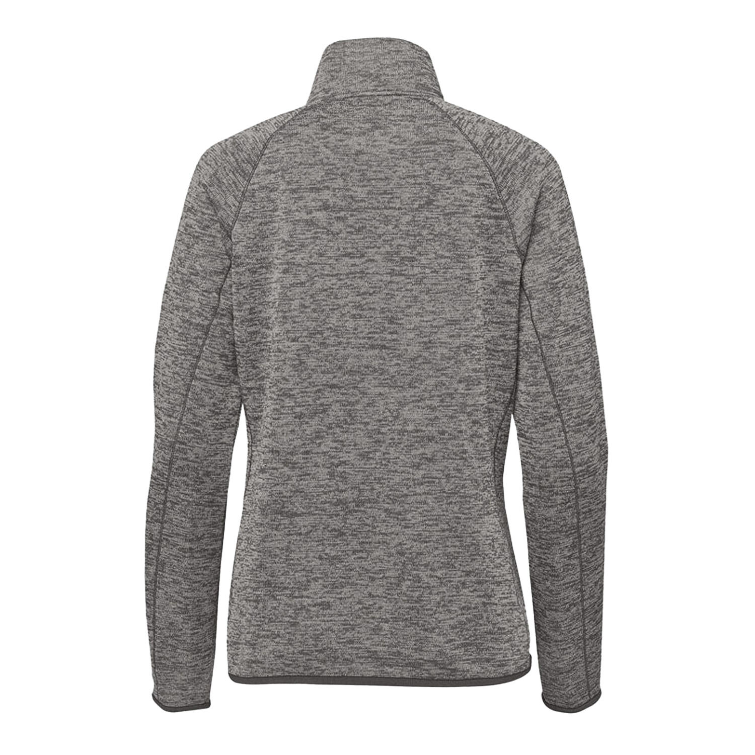 Womens/Ladies Yosemite Quarter Zip Fleece Top (Granite Heather) 2/4