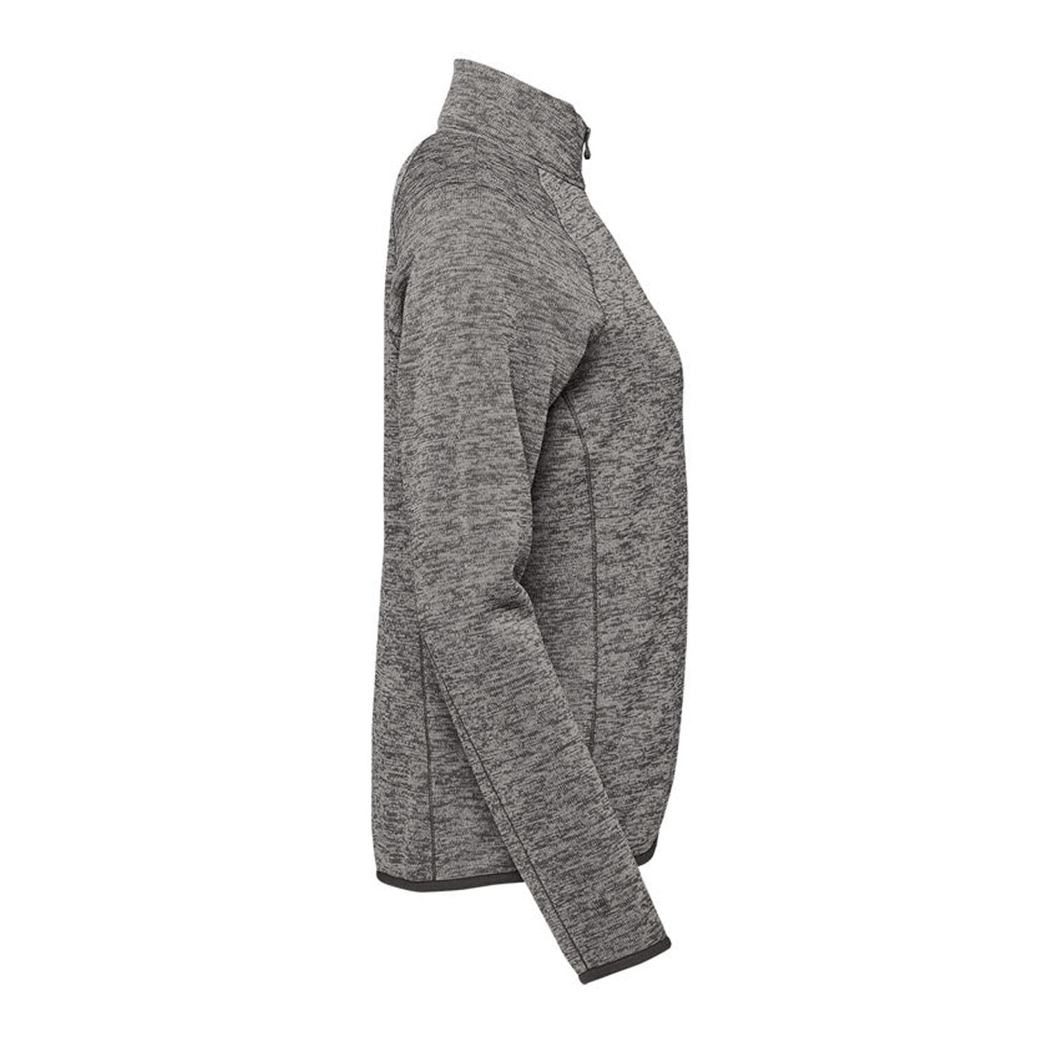 Womens/Ladies Yosemite Quarter Zip Fleece Top (Granite Heather) 4/4
