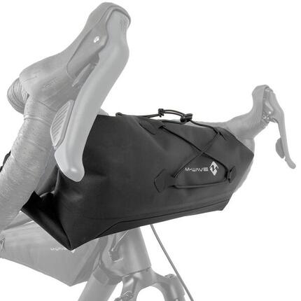 M-wave stuurtas rough ride ii - zwart - 12 liter (l