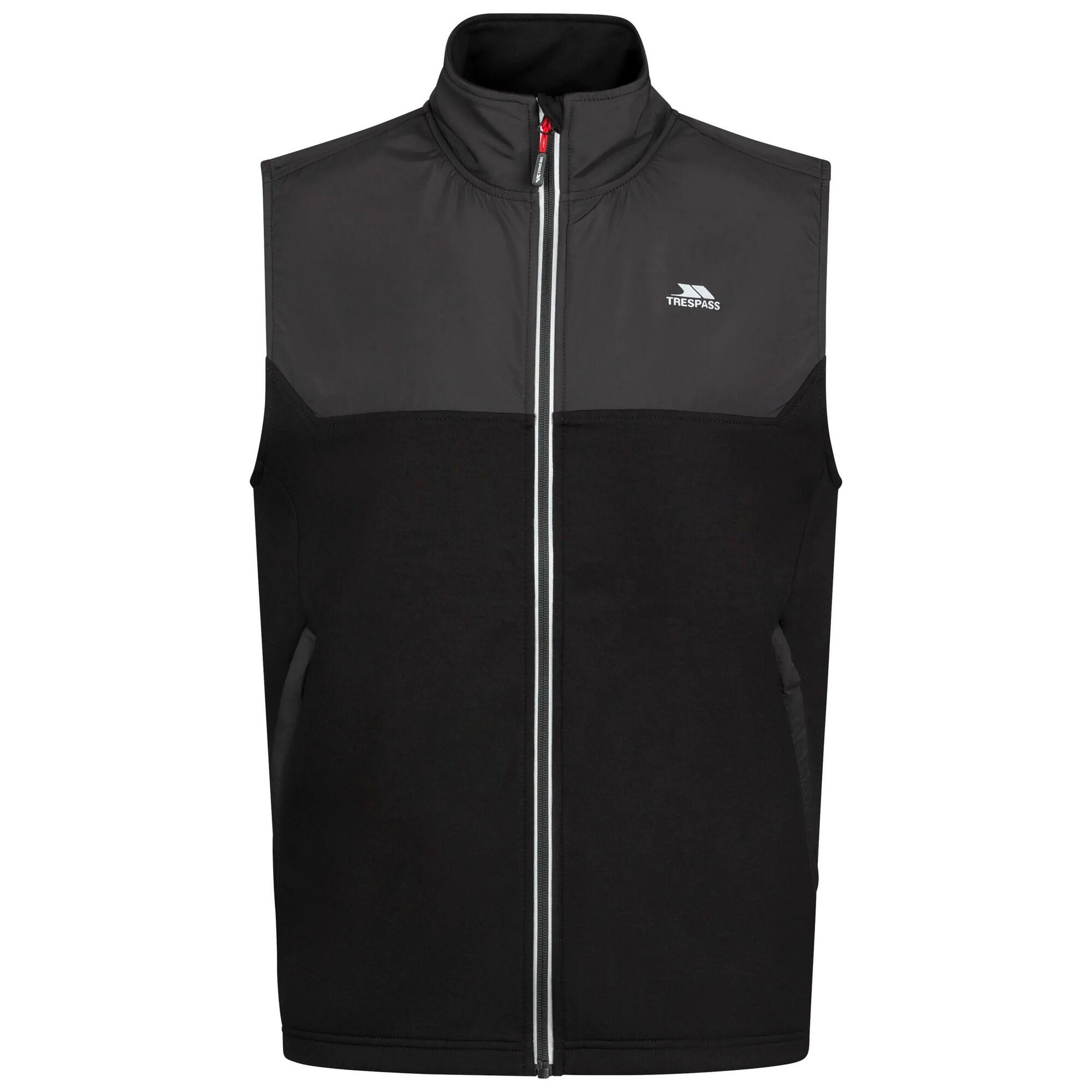 TRESPASS Mens Eboy Active Gilet (Black)