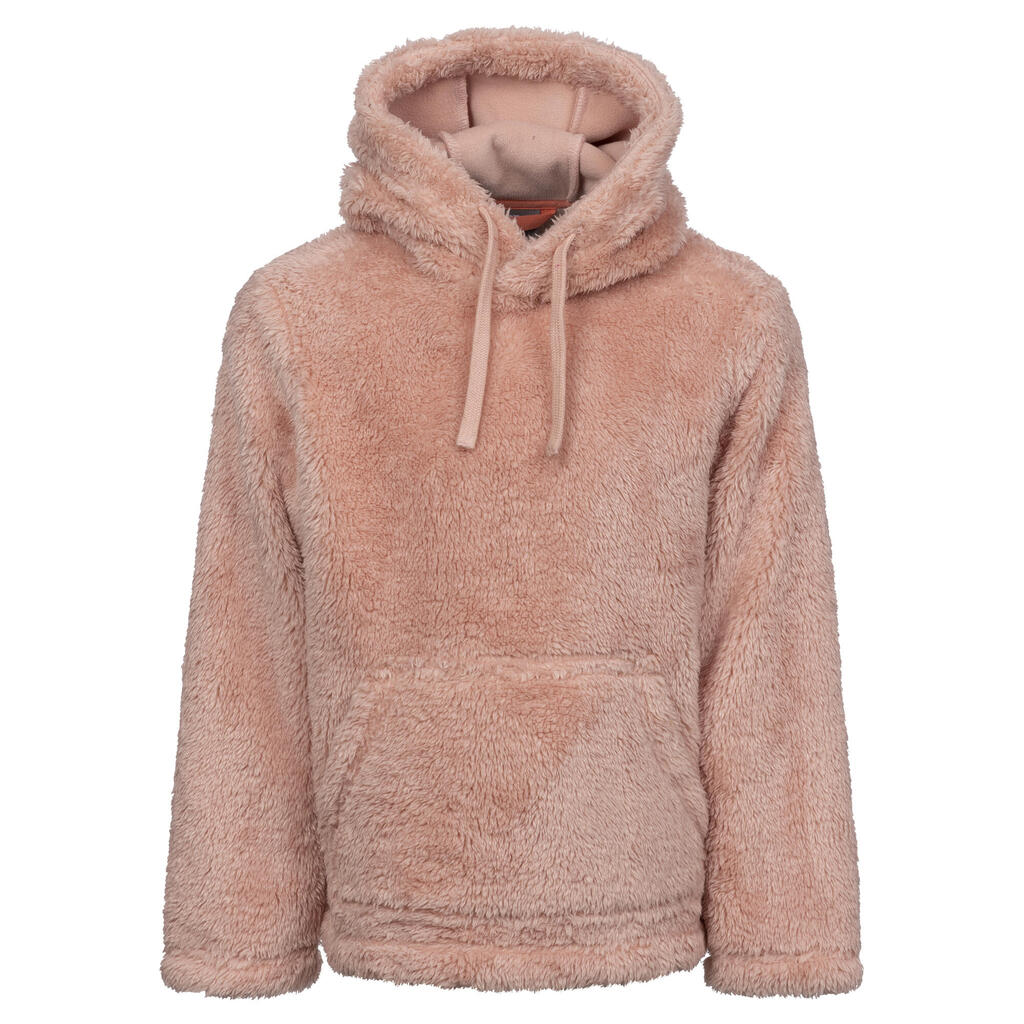 Childrens/Kids Temoni Fleece Overhead Hoodie (Mid Rose)