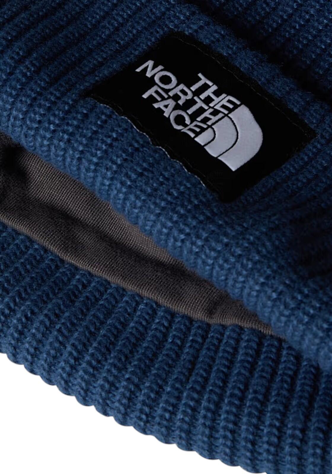 Bonnet pour homme The North Face Salty doublé bleu 3/4