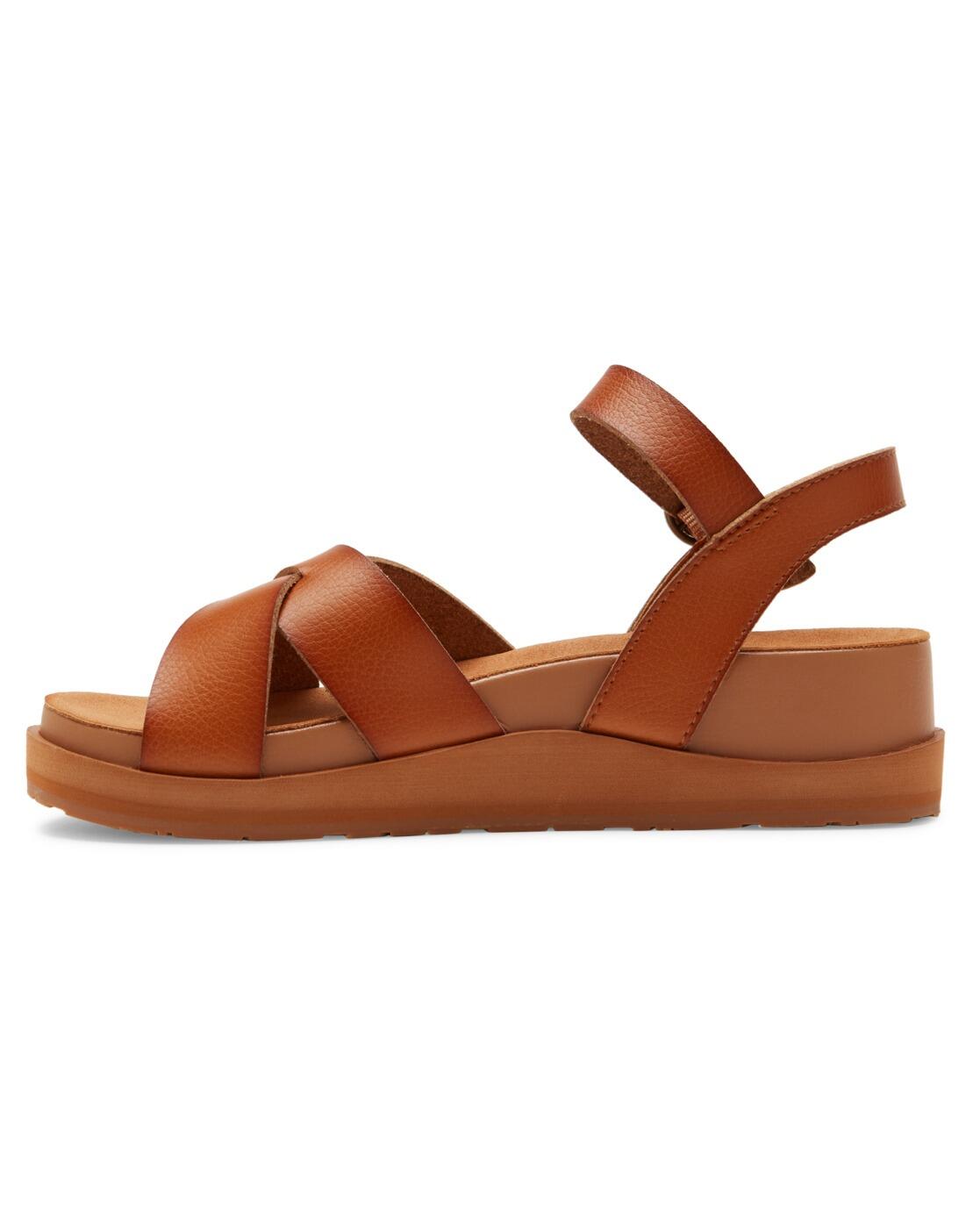 Sandalias con plataforma KAMILA Beige Mujer 3/4
