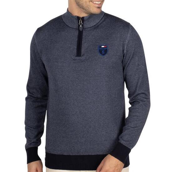Pull camionneur french ecusson homme