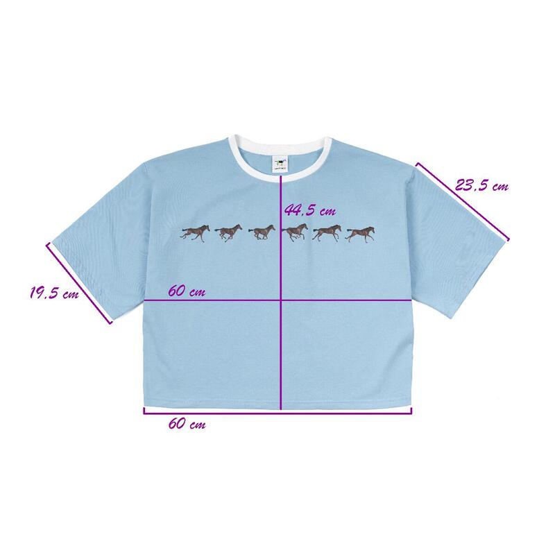 Tricou de echitație GALOP WEAR cu cal în galop