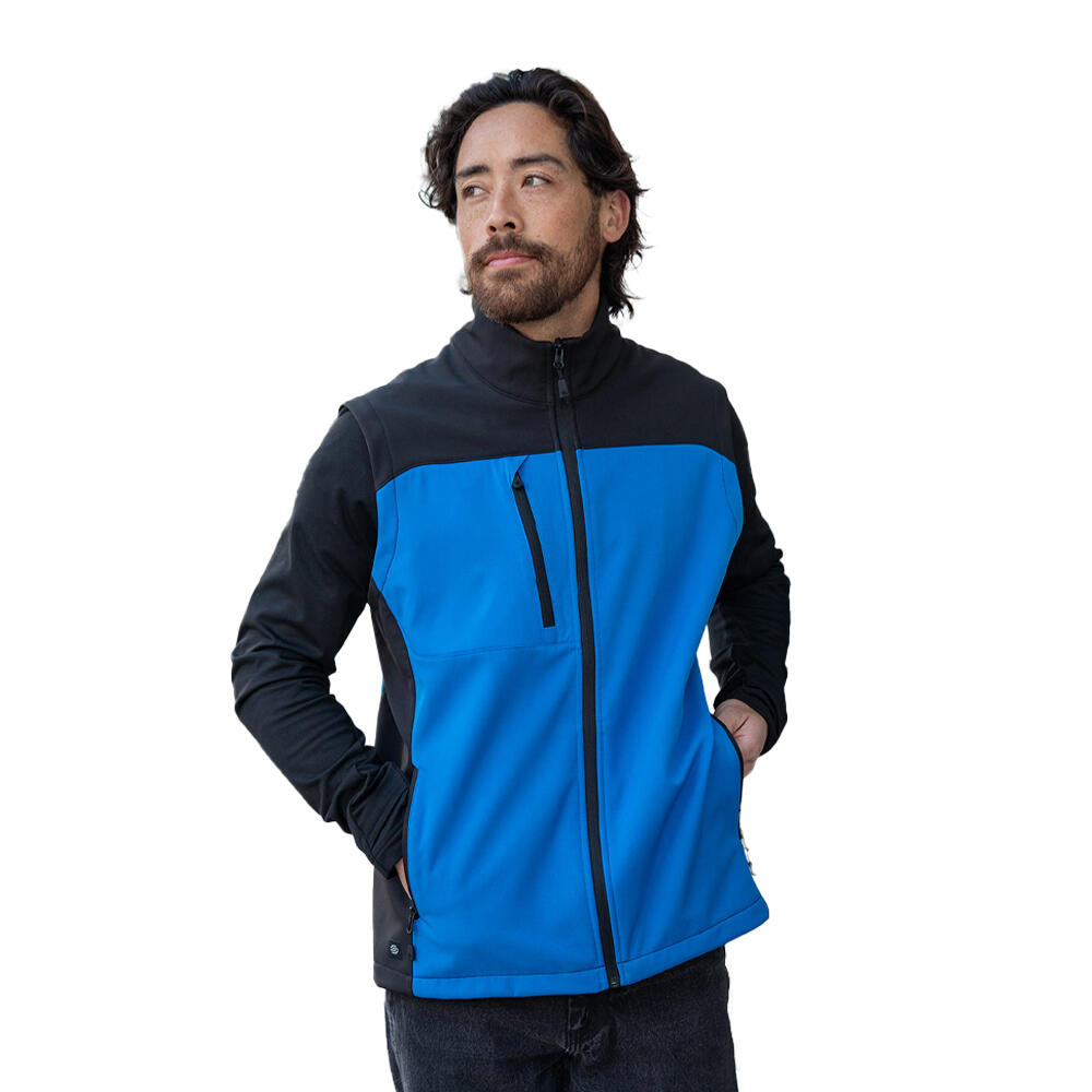 "Cascades" Weste für Herren Azure Blau/Schwarz 2/2