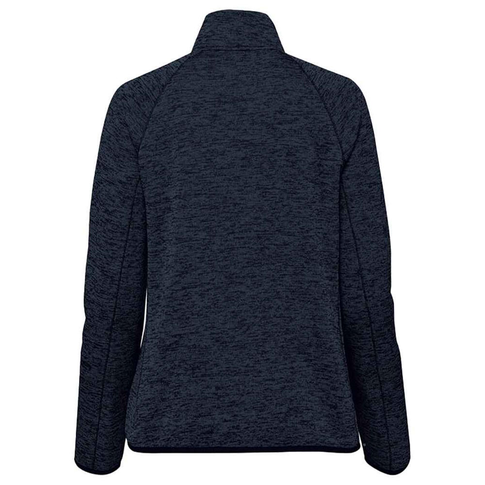 Womens/Ladies Yosemite Full Zip Fleece Jacket (Navy Heather) 2/4
