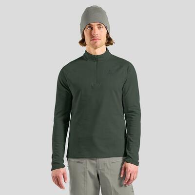 Odlo odlo mid layer 1/2 zip essential light sporttrui zwart l