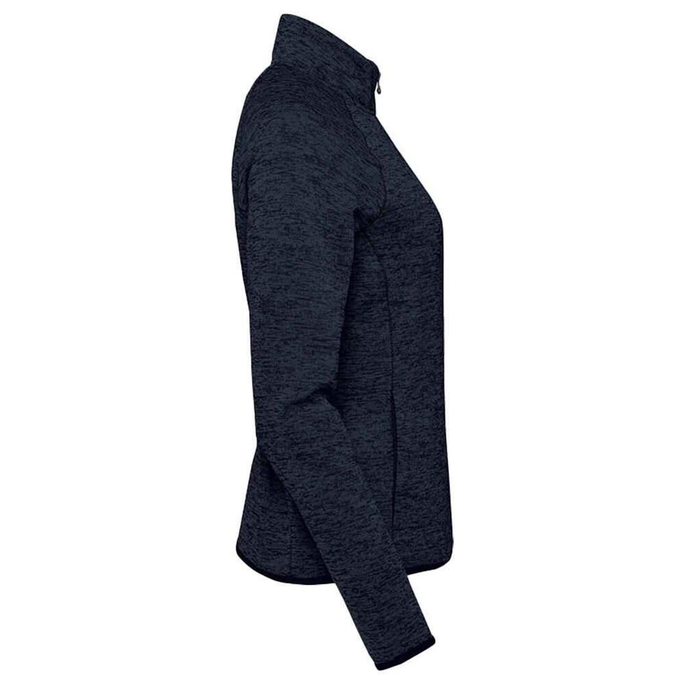 Womens/Ladies Yosemite Full Zip Fleece Jacket (Navy Heather) 4/4