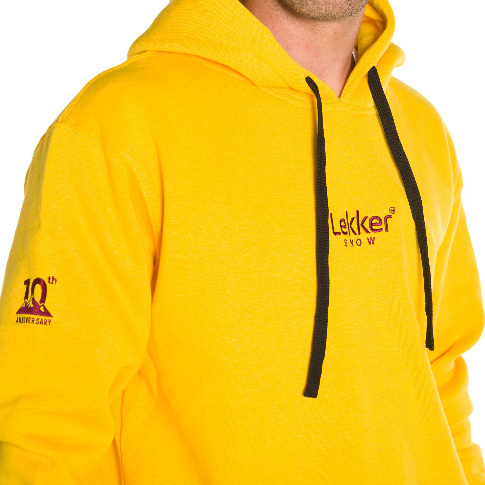 Sweat de ski snow en coton unisexe Tall Gold Summit jaune 3/3