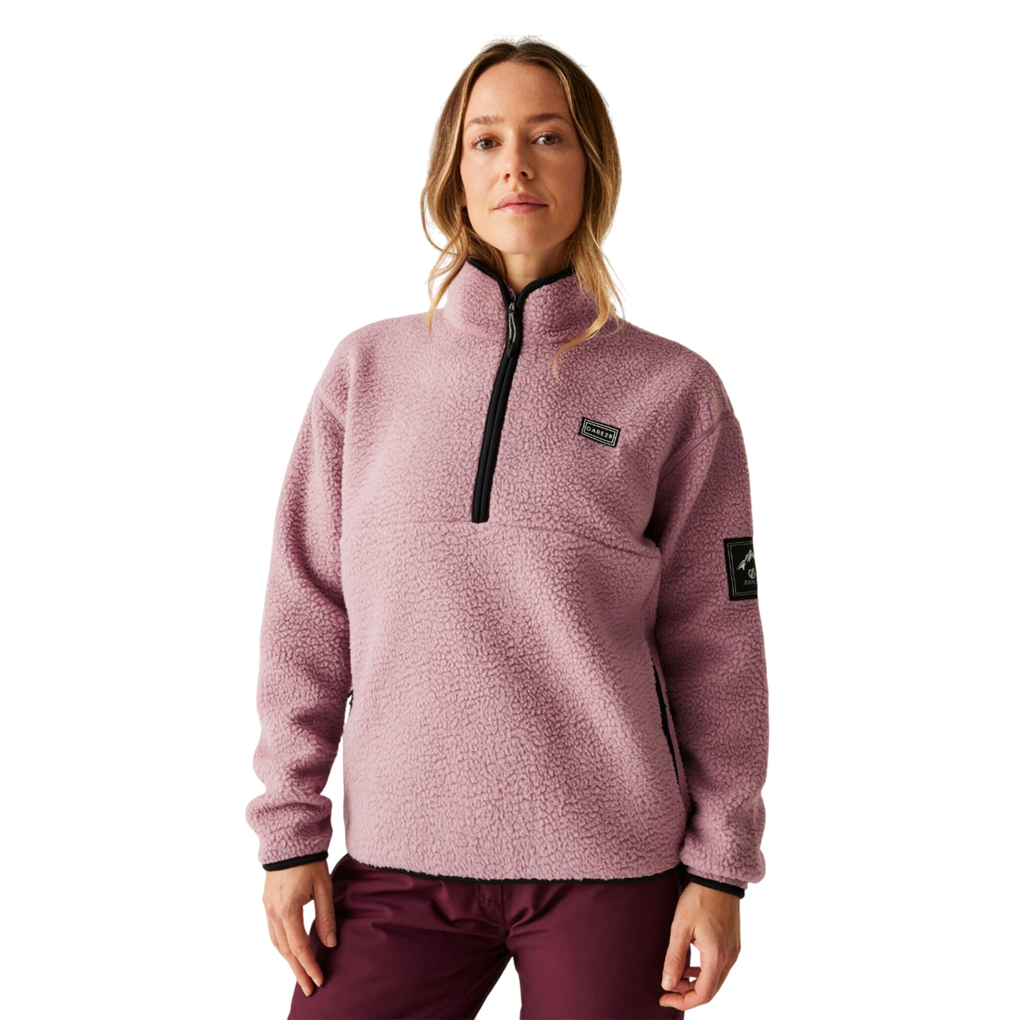 Haut Polaire À Col Montant Zippé SLIDE OUT Femme (Lilas) 4/5