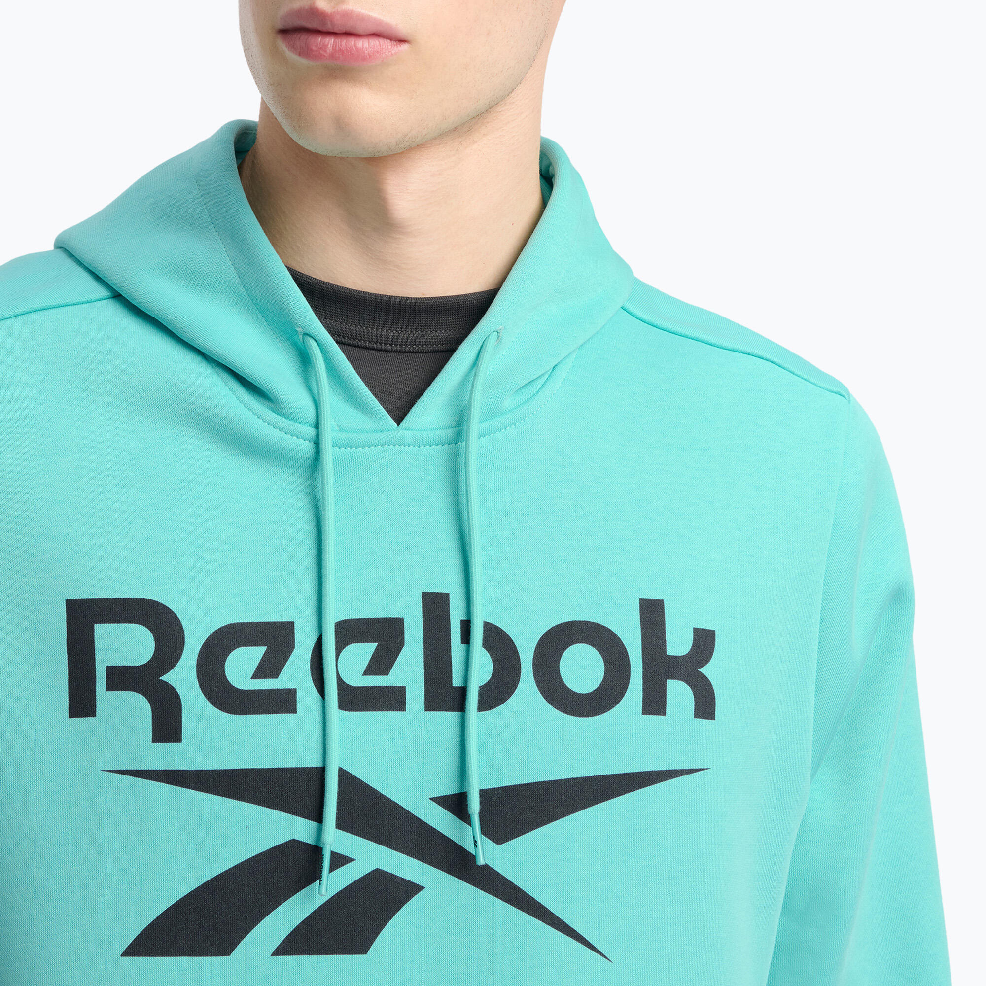 Sweat à capuche homme Reebok Identity Big Logo en polaire 4/4