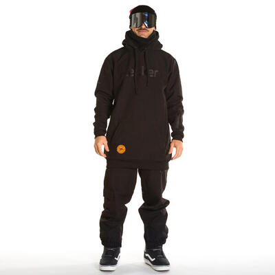 Snowboard hoodie 10k midnight line zwart