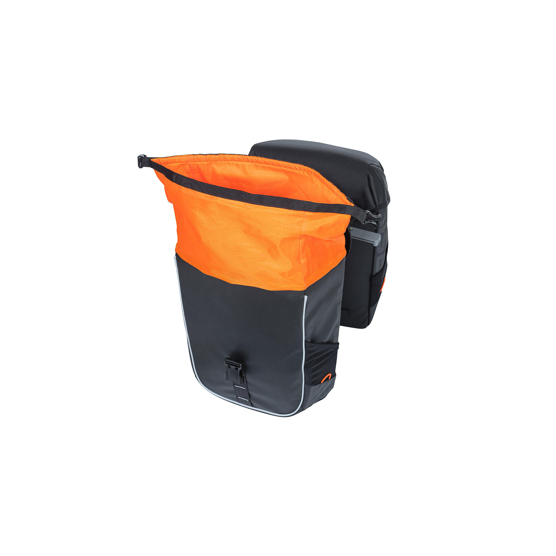 Basil Miles Tarpaulin Mik - Sac à vélo double noir imperméable 34 litres 5/5