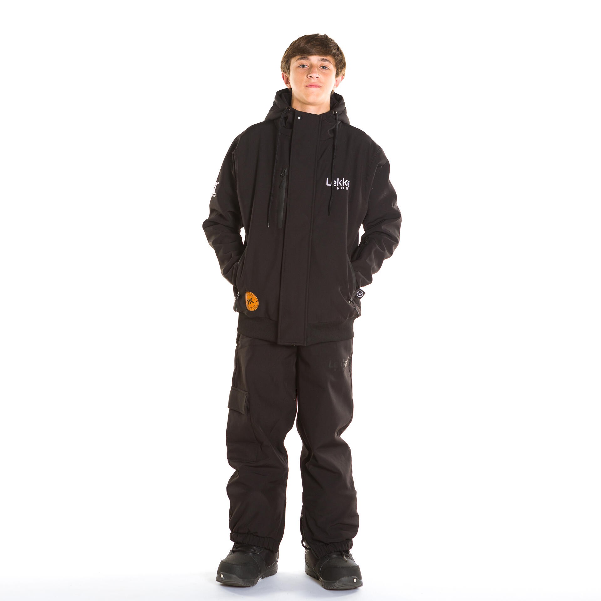 Lekker Snow - Veste De Ski Snow Kids Black Peak 10k Black - Softshell - Noir - Decathlon