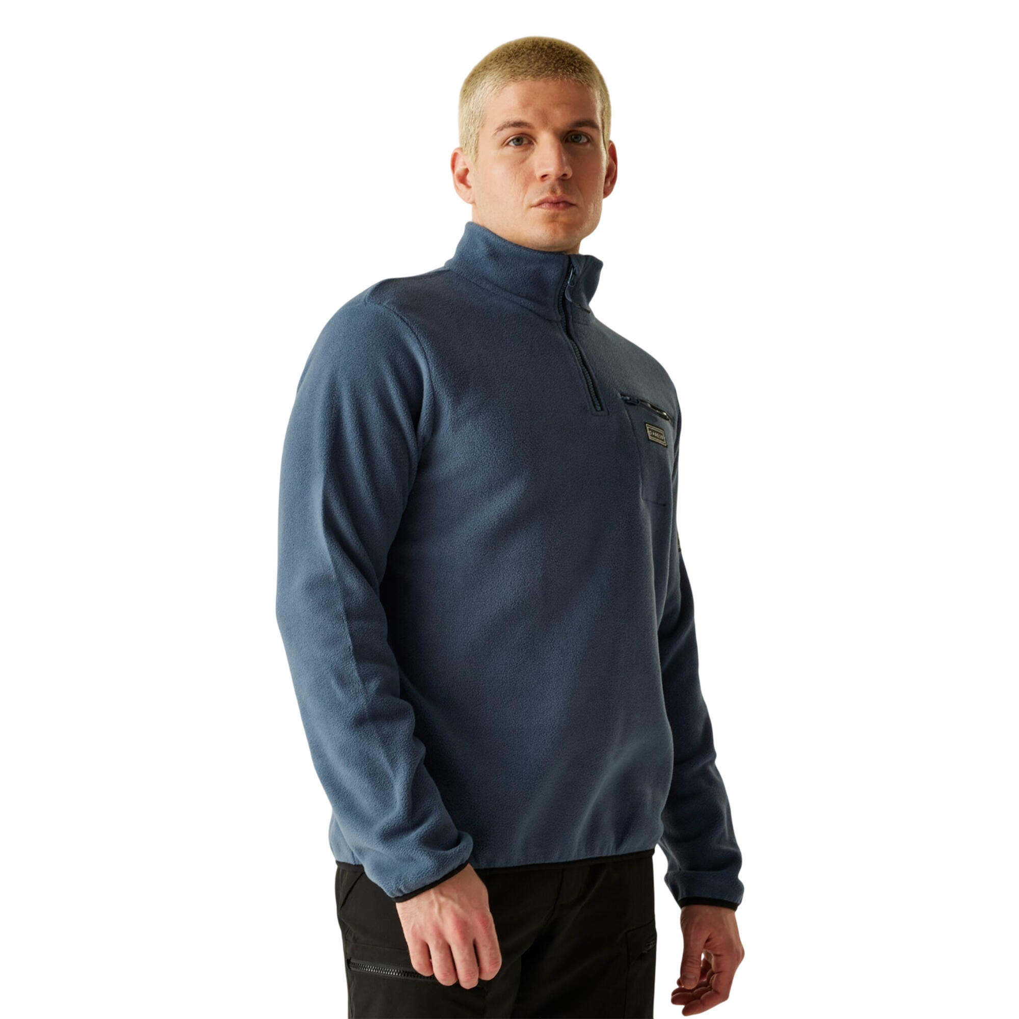 DARE 2B Mens Affinity Mountain Fleece Top (Blue Indigo)