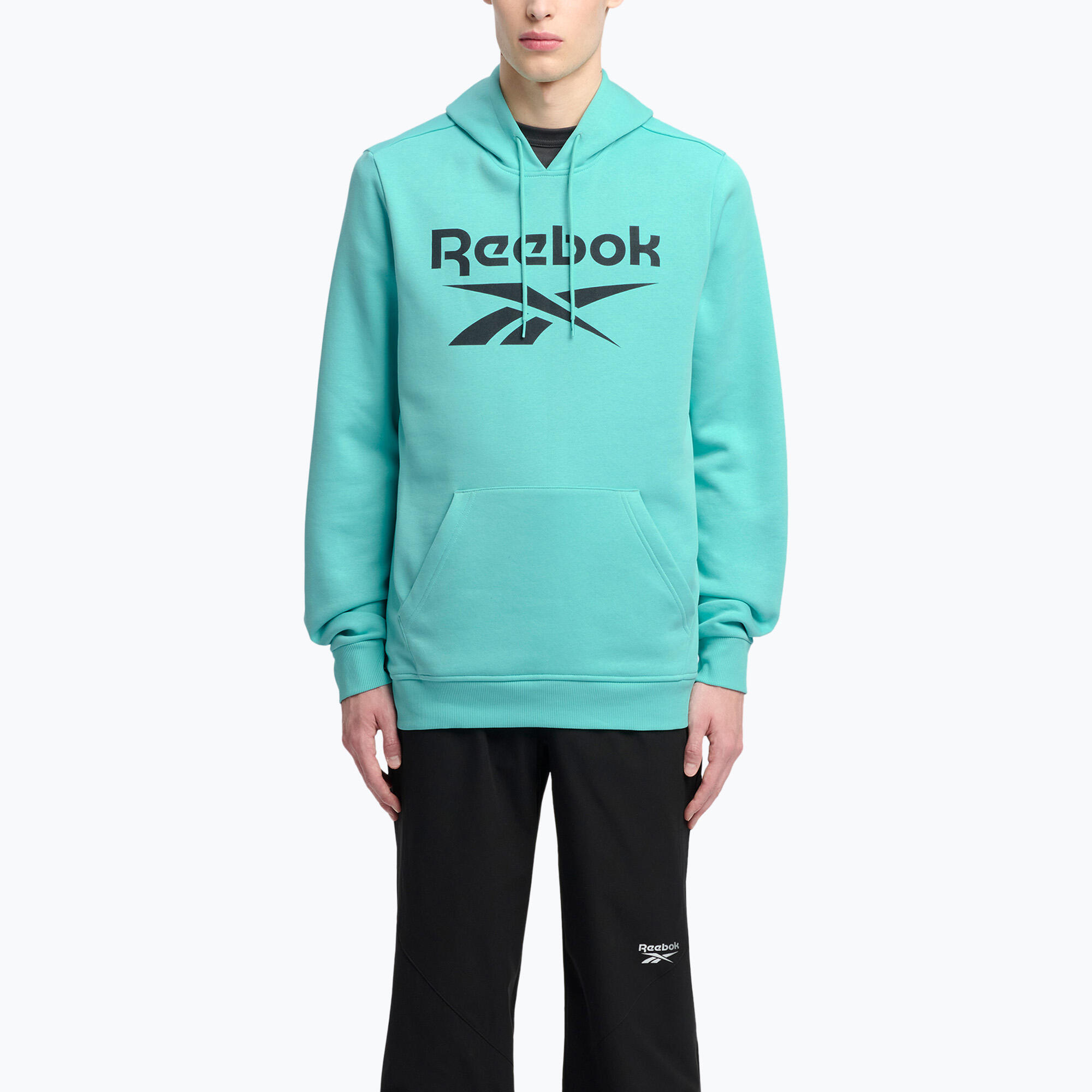 Sweat à capuche homme Reebok Identity Big Logo en polaire 1/4