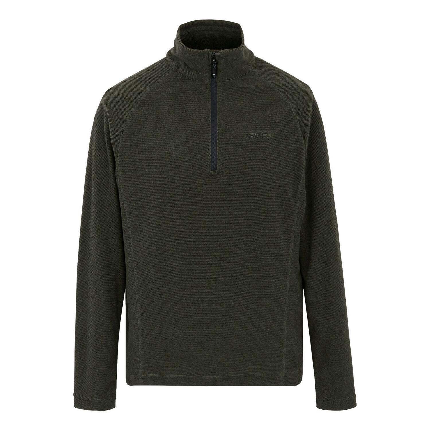 REGATTA Great Outdoors Mens Montes Funnel Neck Fleece Jumper (Olive Night/Black)