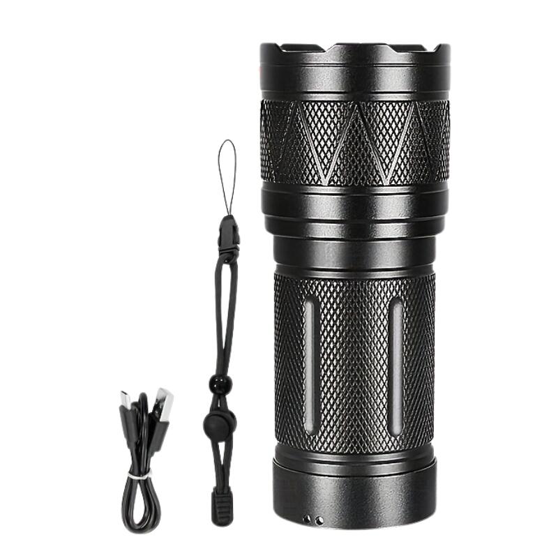 NNETM Super Bright LED Flashlight Rechargeable Torch