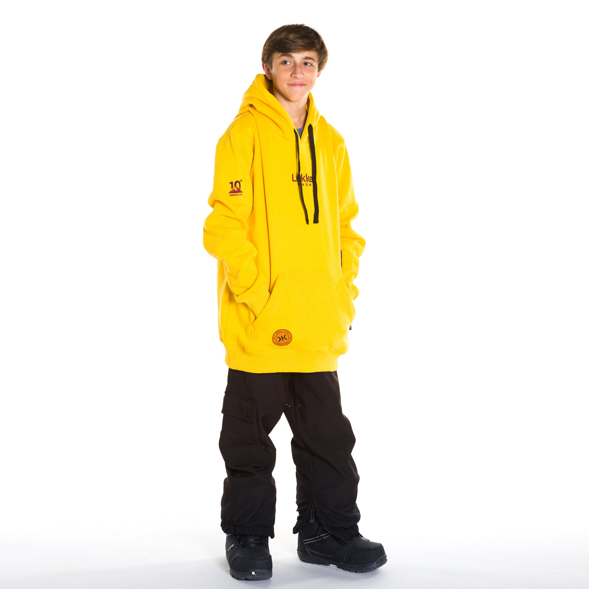 Sweat de ski snow en coton Kids Tall Gold Summit jaune 3/3