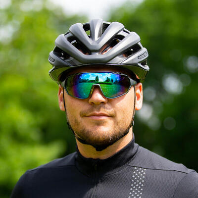 Lynx Ventoux occhiali sportivi antracite lenti Smoke CAT.3.