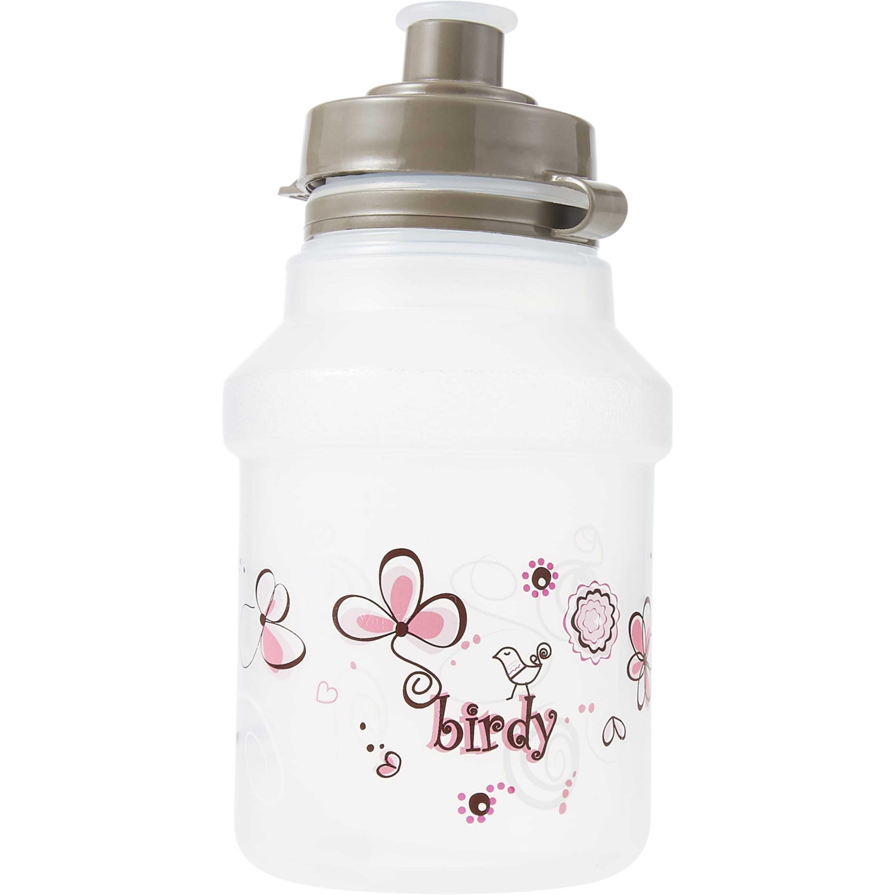 POLISPORT Borraccia + portaborracce trasparente con tappo a clip Polisport Birdy