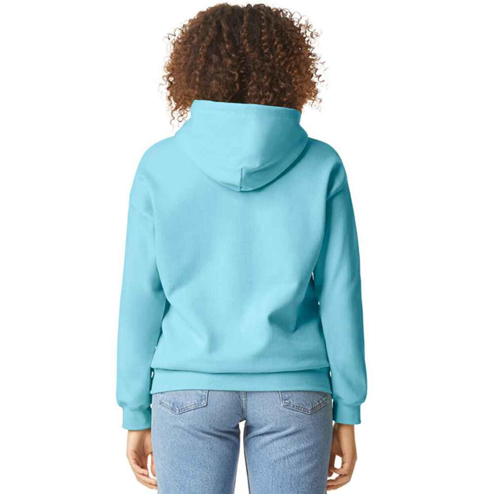 "Softstyle" Kapuzenpullover für Damen Unisex Herren Himmelblau 3/4