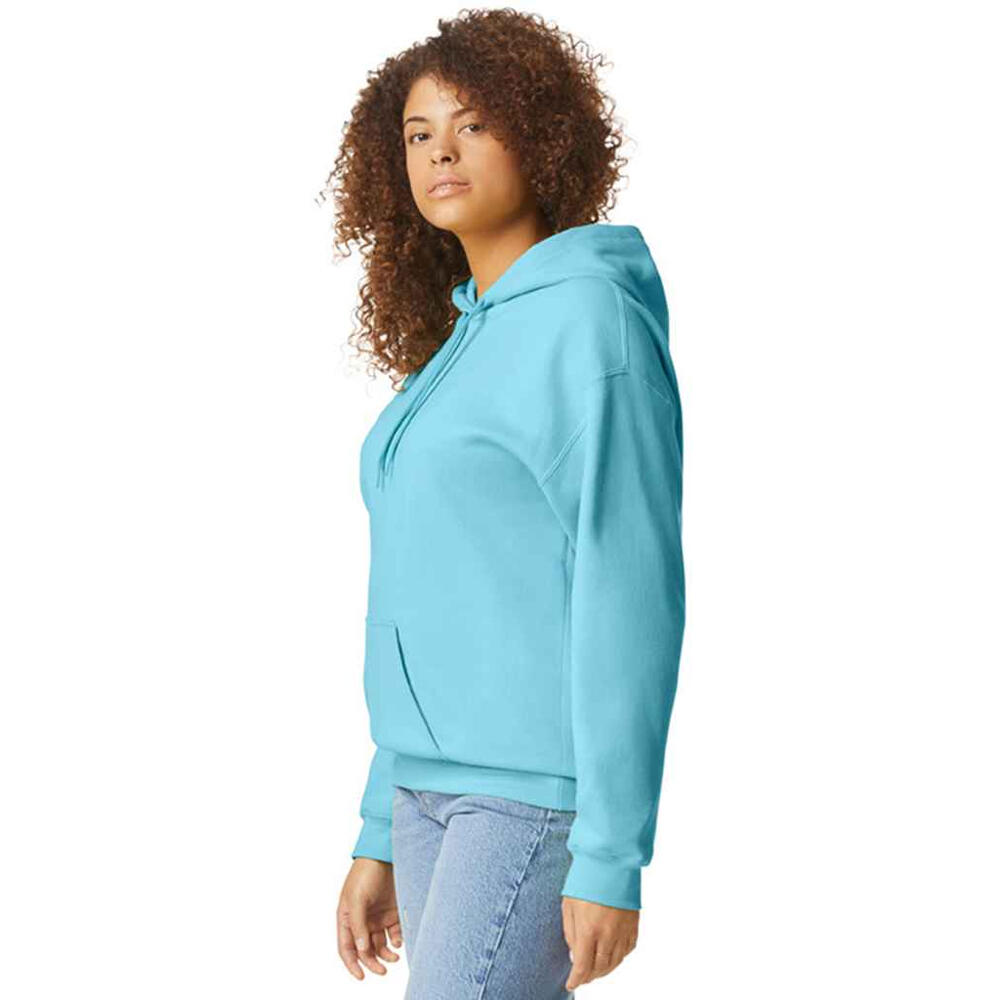 "Softstyle" Kapuzenpullover für Damen Unisex Herren Himmelblau 4/4