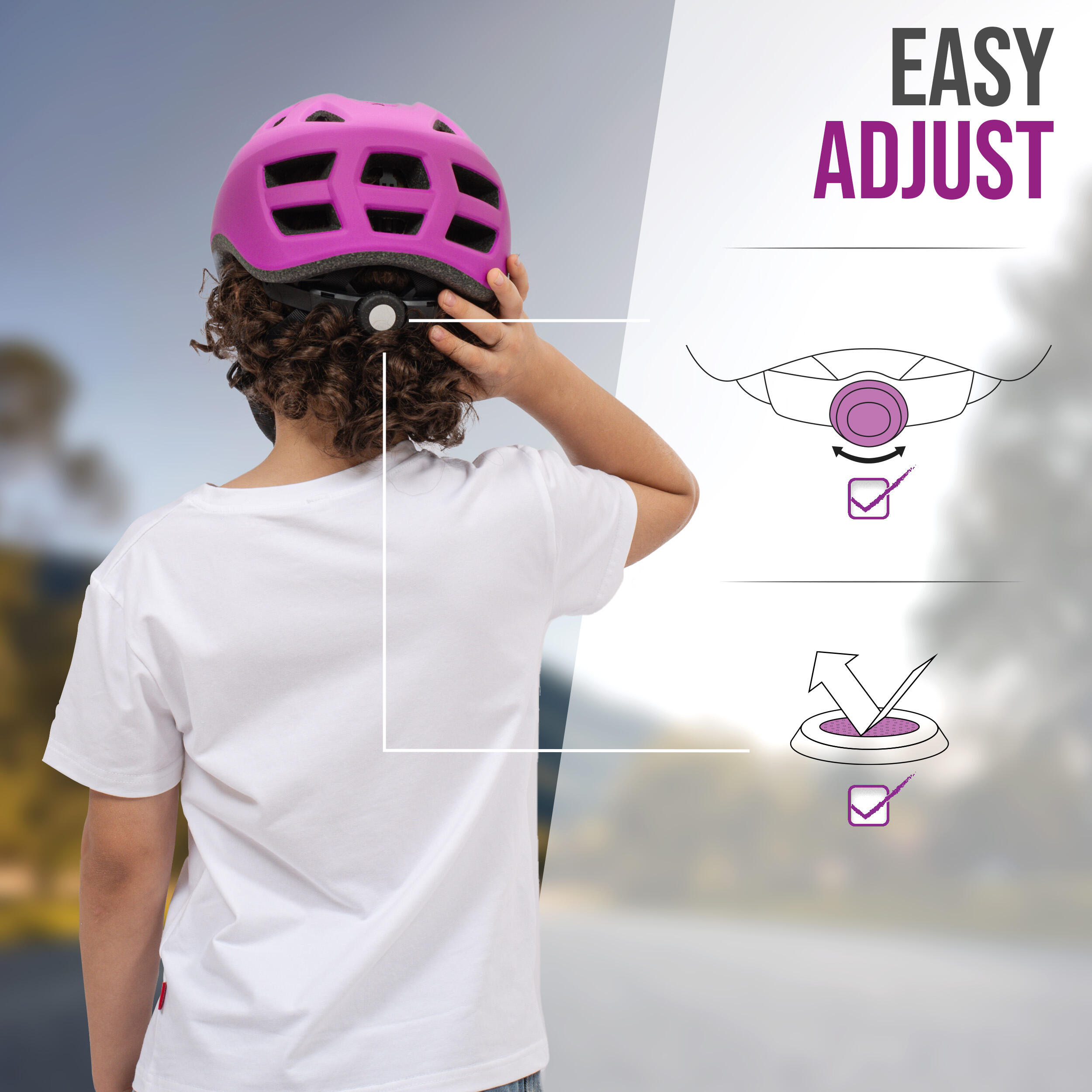 Casque enfant Apollo – casque multisport réglable pour vélo et loisirs 2/7