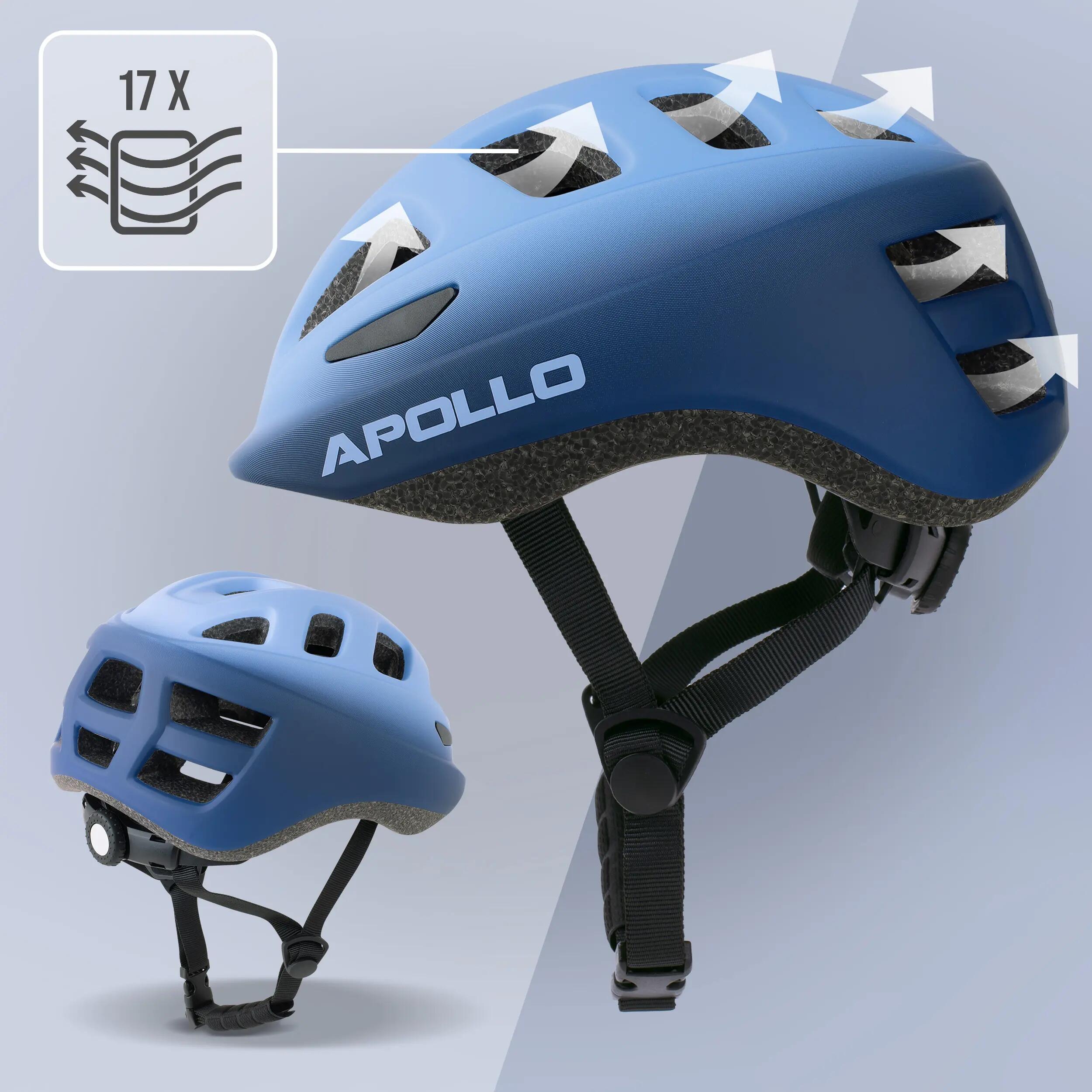 Casco infantil Apollo – casco ajustable para bici y deporte 4/7