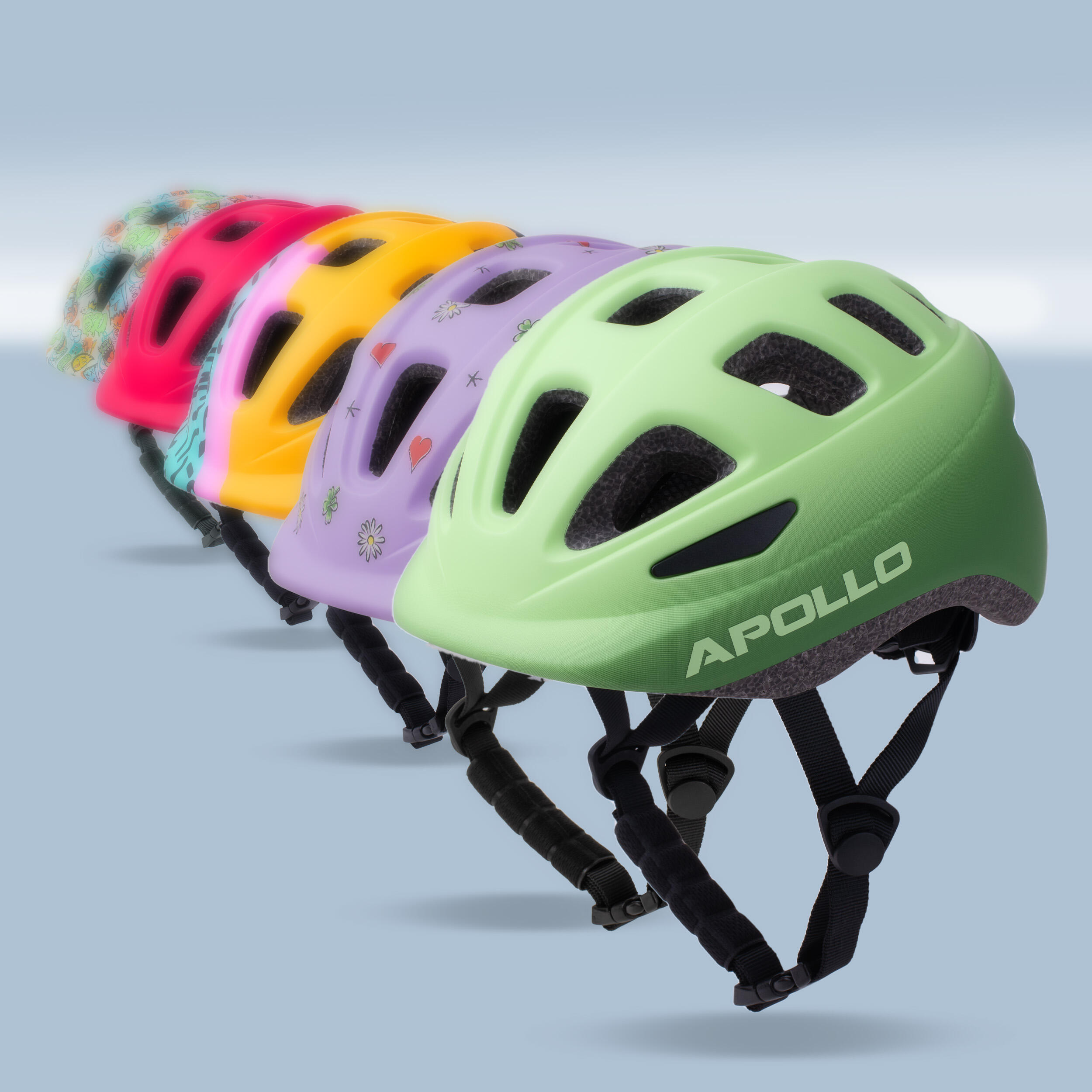 Casco da bicicletta per bambini 48-54 cm Multisport Rosa