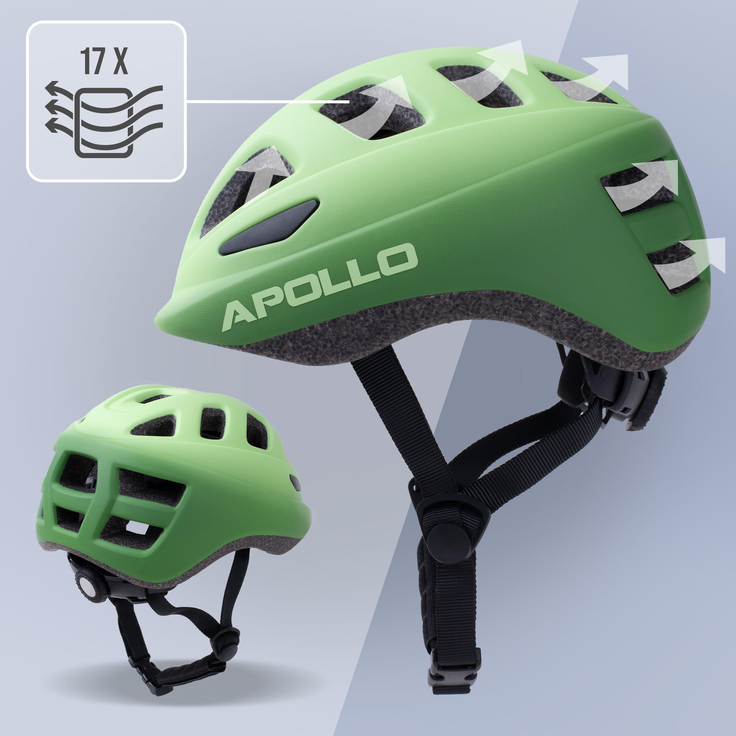 Casque enfant Apollo – casque multisport réglable pour vélo et loisirs 4/7