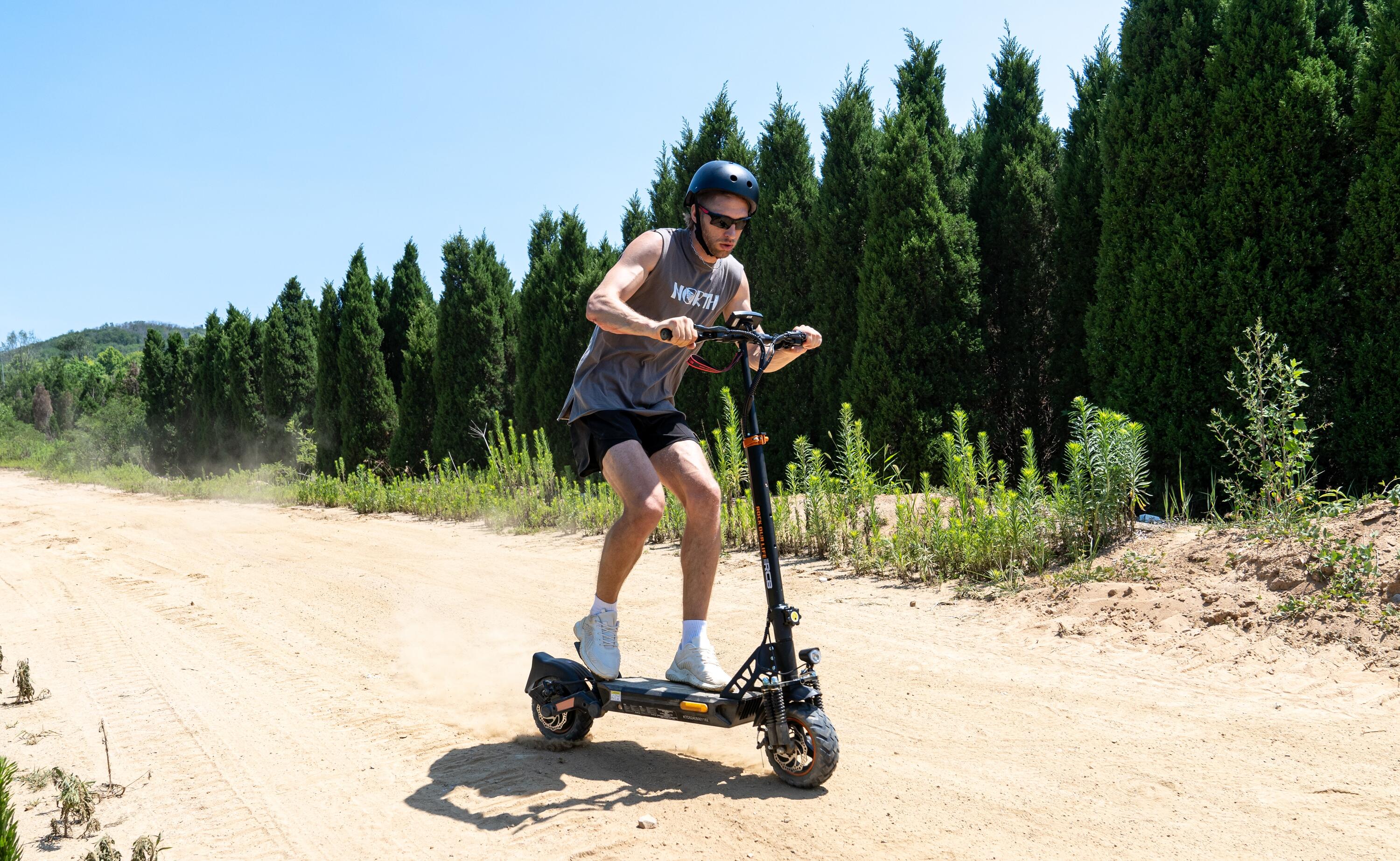 Elektroroller mit ABE, 500W, 27Ah, 120–140km, 10" Offroad – RCB D5 PRO 5/6