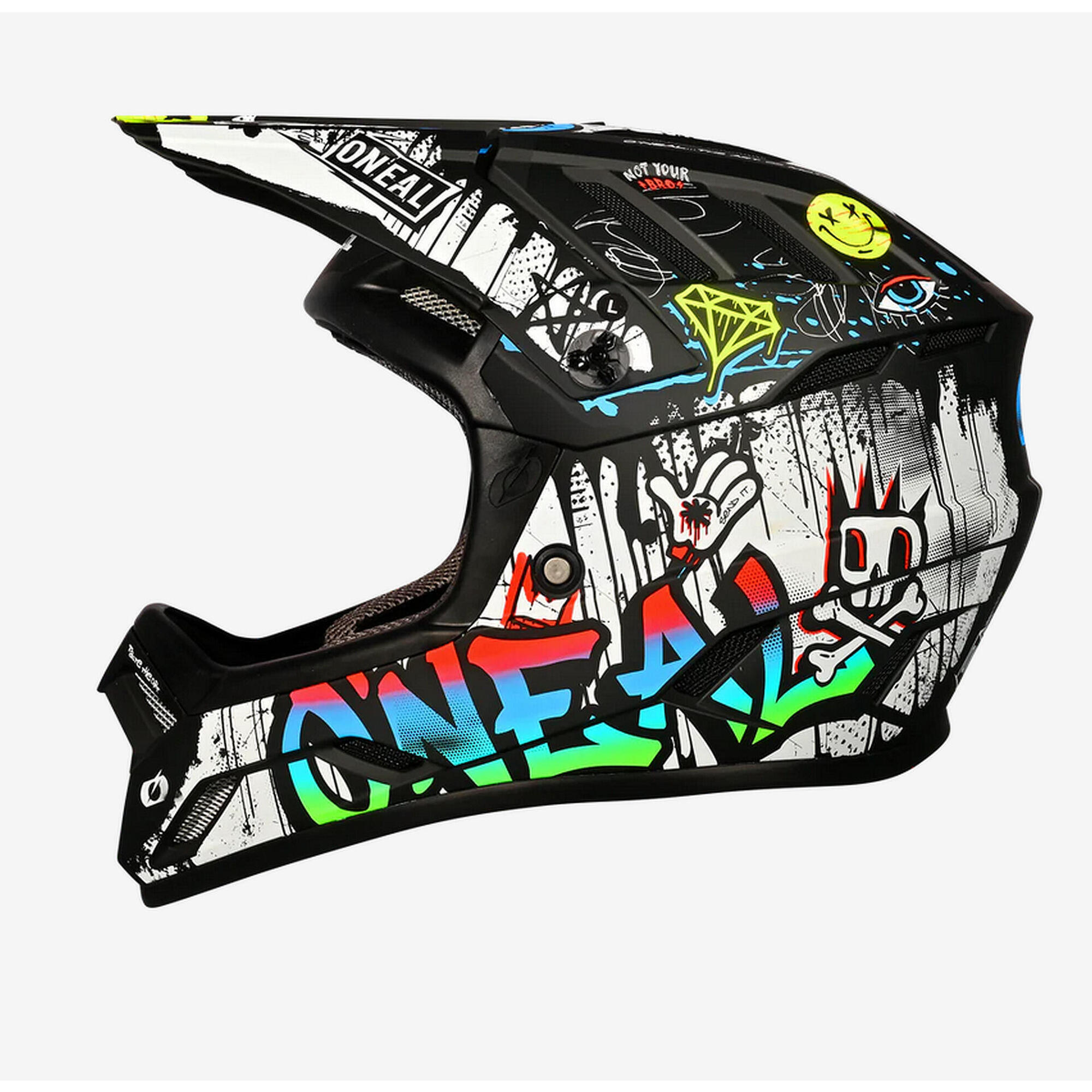 O'Neal - Casque De Vélo Intégral Backflip Rancid - Casque - Noir - Decathlon