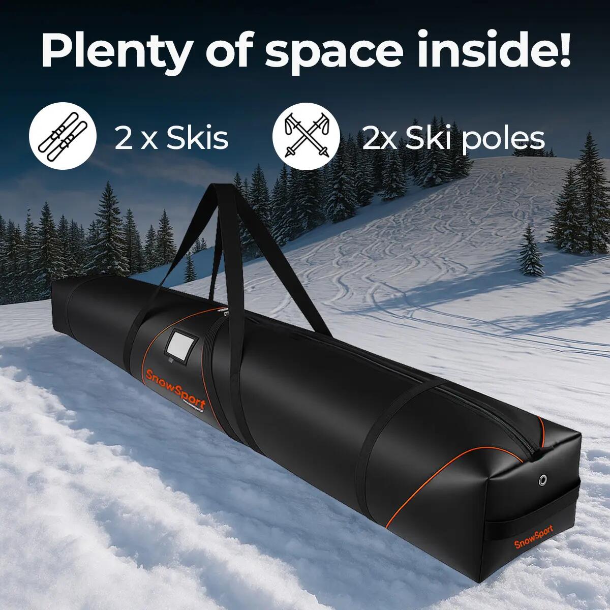 Pokrowiec na 2 pary Nart Prestige PRO Double Ski Bag 4/6