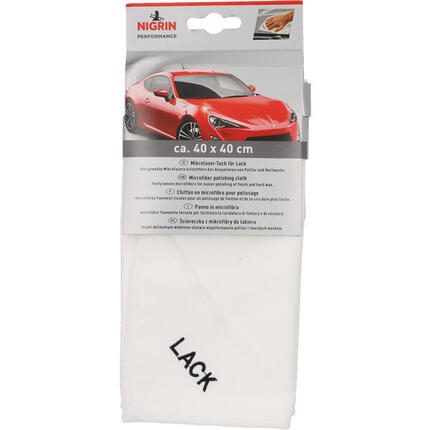 NIGRIN Performance Microfaser-Tuch Lack (40x40cm)