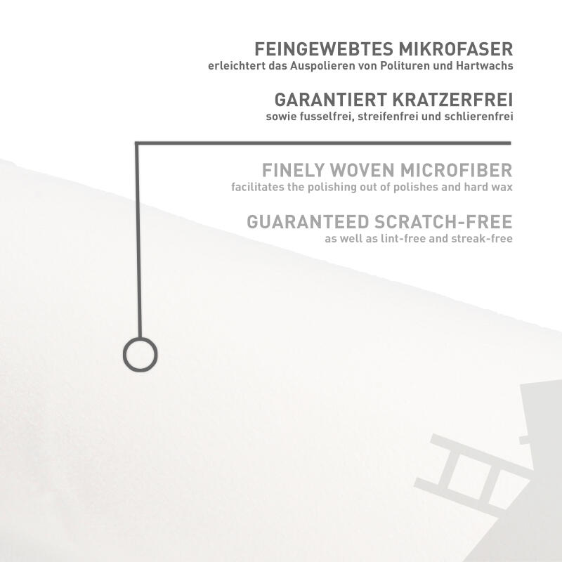 NIGRIN Performance Microfaser-Tuch Lack (40x40cm) 3/7