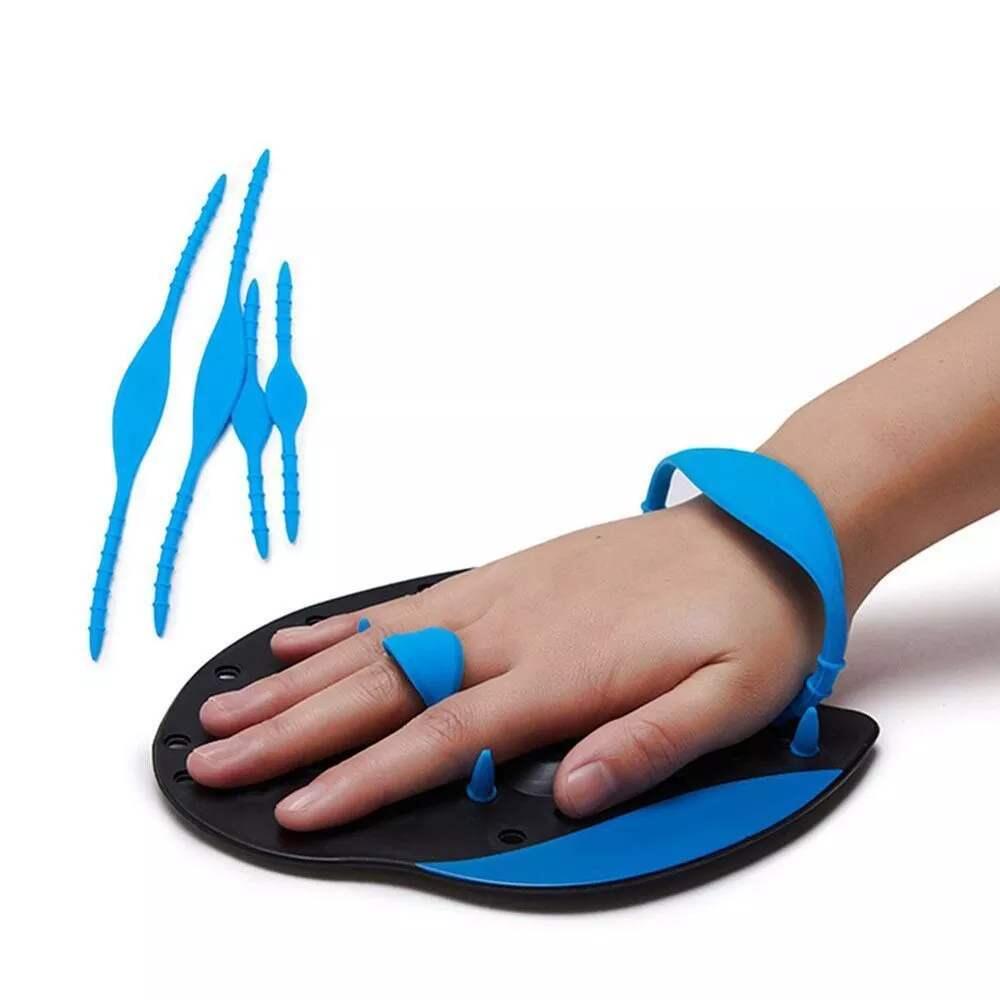 Wiosełka treningowe pływackie wody pływania basen Aqua-Sport Swim Paddle PRO 4/5