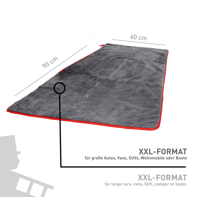 NIGRIN Performance XXL-Trockentuch (90x60cm) 4/7