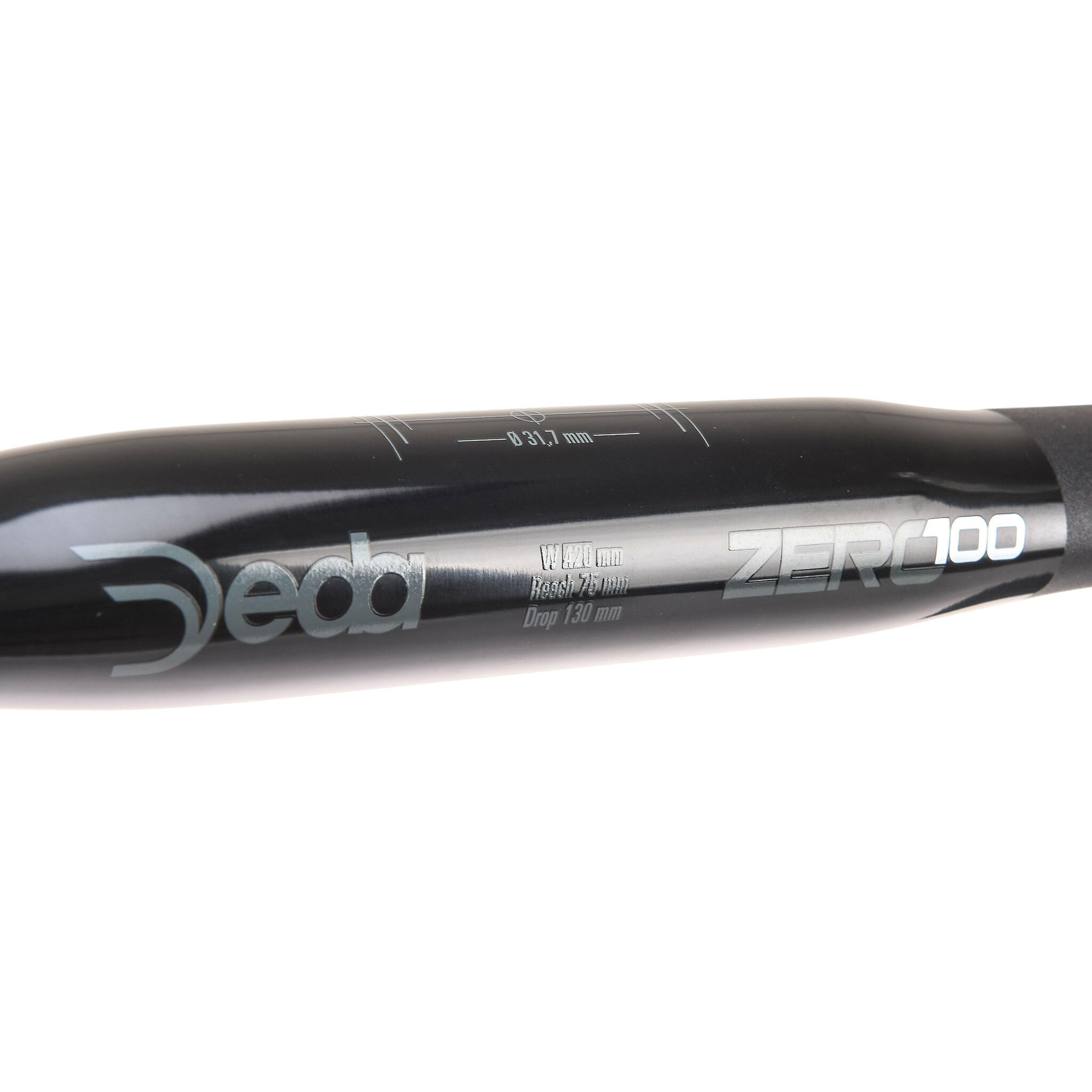 Manubrio zero in alluminio Deda 100 RHM 5/7